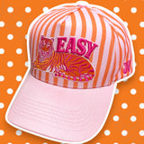 Easy Tiger Cap Pink and Orange Cap