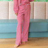 Stripe Pant Red | LULU MAC