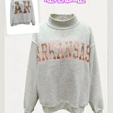 Double Take Arkansas Reversible Pullover