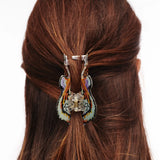 Tiger Head Claw Clip
