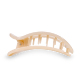 Round Flat Hair Clip | Large | Almond Beige