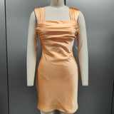 Sunset Satin Mini Dress