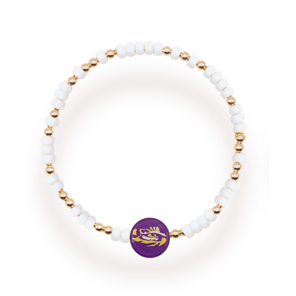 LSU/Tigers Logo Bracelet