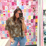 I'm Telling You Leopard Top