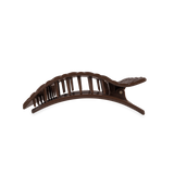 Flat Rectangle Hair Clip | Medium | Truly Taupe Quilted