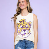 LSU Vintage Tiger (Licensed) Tank | Butter