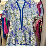 Blue Floral Dress