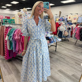 Blue Skies & Blooms Midi