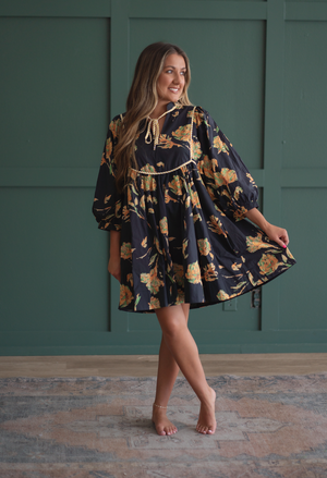 Feeling Radiant Dress- Black