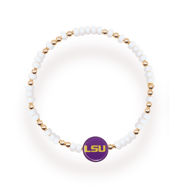 LSU/Tigers Logo Bracelet