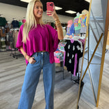 Magenta Purple Top | Final Sale