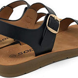 The Josie Sandal - Black