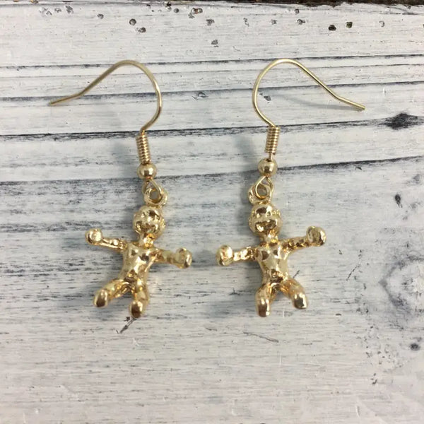 King Cake Baby Earrings