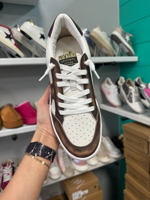 Washed Brown Sneakers |  Vintage Havana