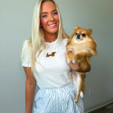 My Bestie Dog Beaded Tee
