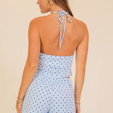 Meet Me Downtown Polka Dot Halter Top