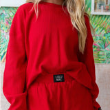Waffle Short - Red