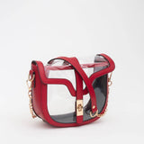 Jade Clear Gameday Saddle Crossbody Bag