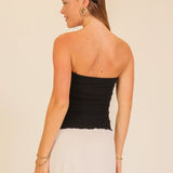 Plans Tonight Strapless Top