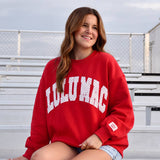 LULU MAC| Red/White Polka Dot Sweatshirt