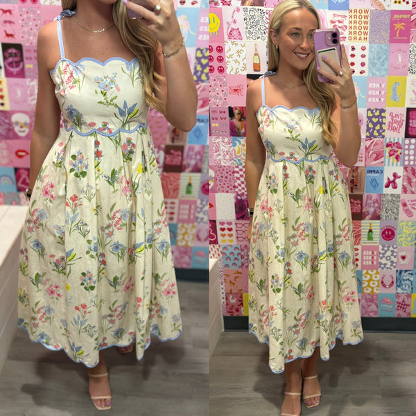 Meadow Muse Midi Dress
