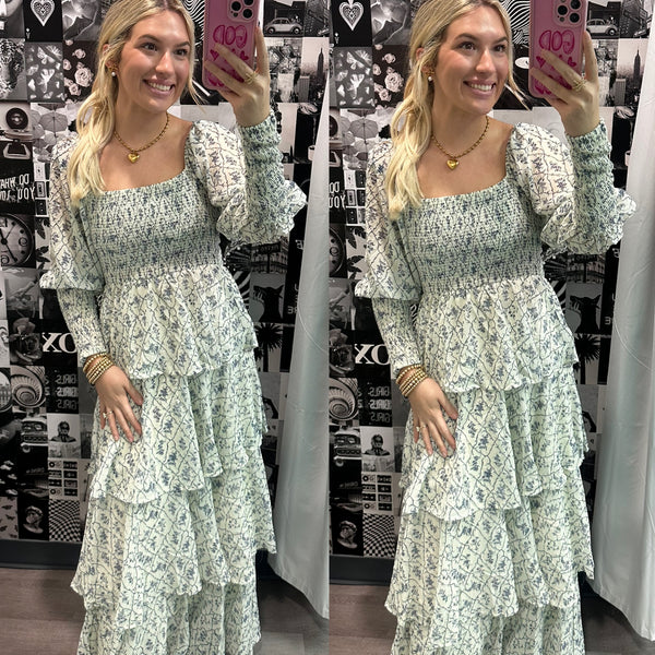Make the Most of It Cream Maxi Dress