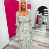 Make the Most of It Cream Maxi Dress