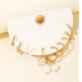 Mixed Style Pearl Beads Earrings Set
