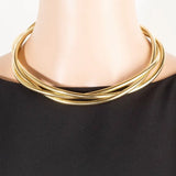 Intertwined Snake Chain Necklace