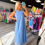 Timeless Charm Midi Blue