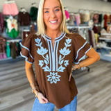 The Sienna Embroidered Top