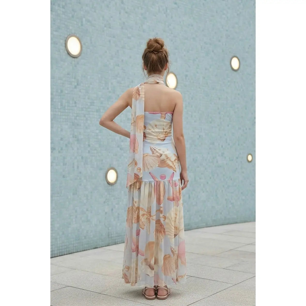 Seashell Serenade Maxi Dress