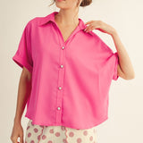 Pink Passion Satin Top