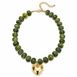 Beaded Heart Necklace