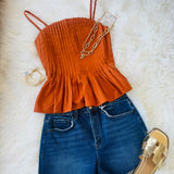The Château Peplum Top