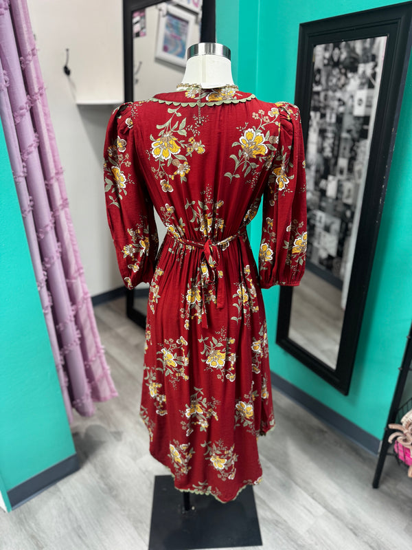 Meet Me There Floral Midi