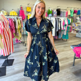 Hidden Garden Midi Dress