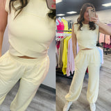 Honey Glow Butter Yellow Set