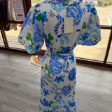 Blue Oasis Midi Dress