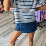 Coastal Chill Stripe Tee