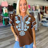 The Sienna Embroidered Top