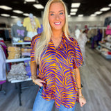 Tiger Town Satin Top
