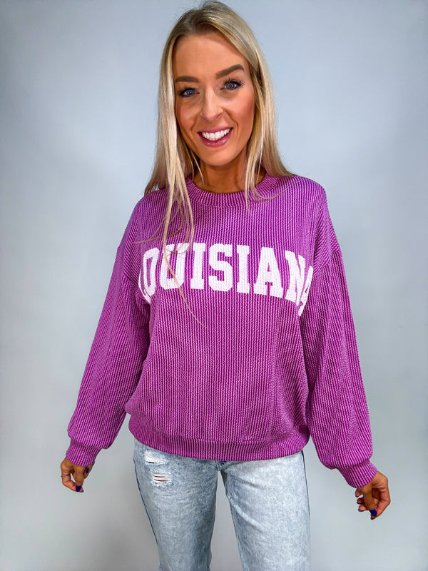 From Louisiana Ribbed Pullover