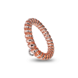 Millennial Pink - Large Spiral Hair Coils, Hair Ties, 3-pack