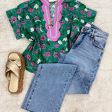 Fresh Energy Floral Top
