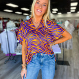 Tiger Town Satin Top