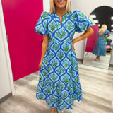 The Market Day Midi | Blue