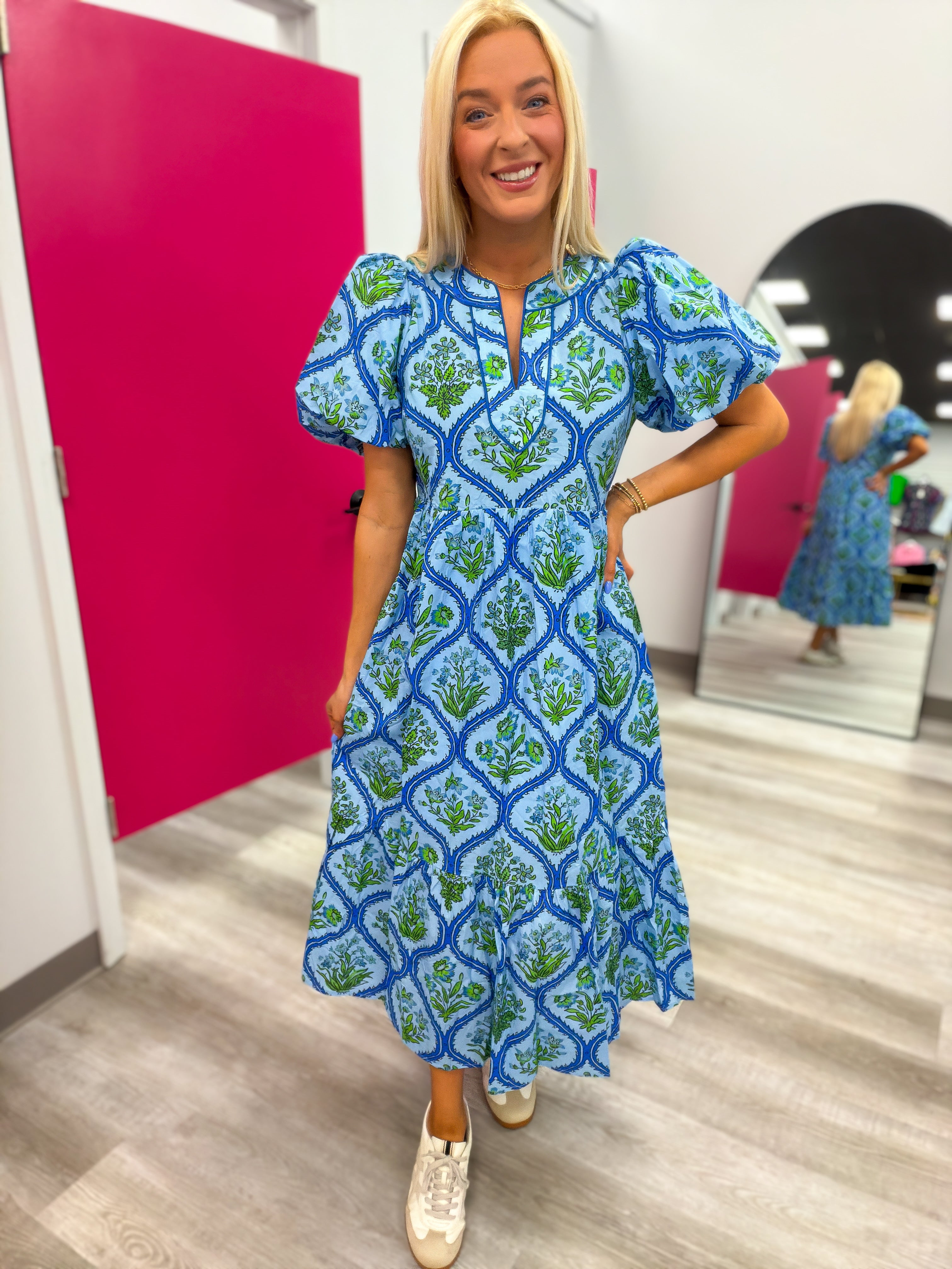 The Market Day Midi | Blue