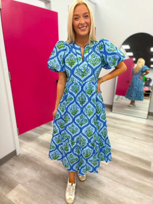 The Market Day Midi | Blue