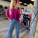 Magenta Purple Top | Final Sale